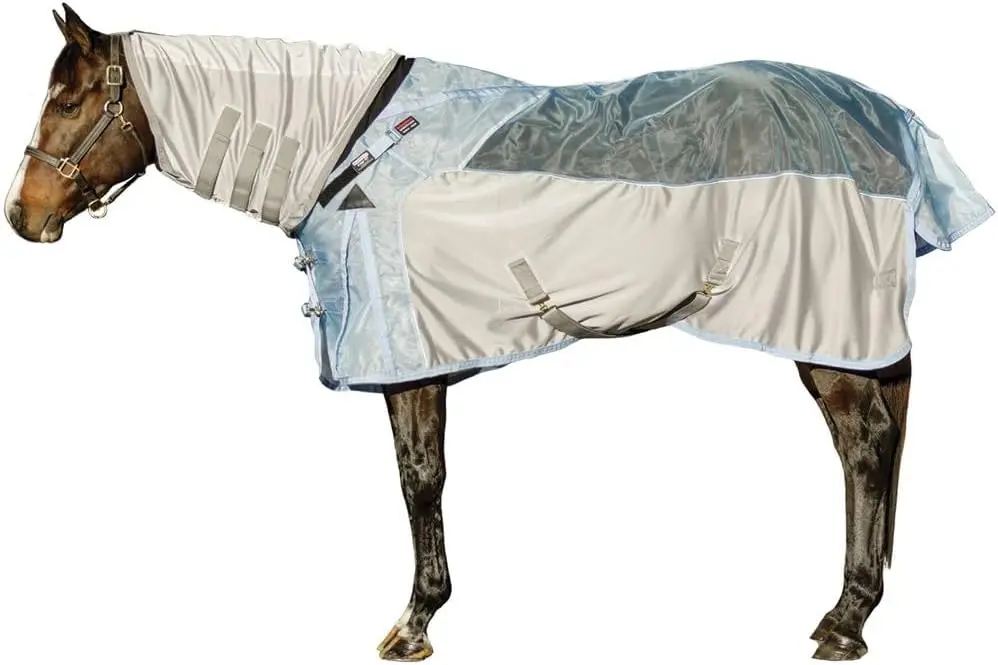 Adjusta-Fit Mosquito Mesh Hybrid II Horse Fly Sheets | Ultimate Insect & UV Protection for Equine Comfort