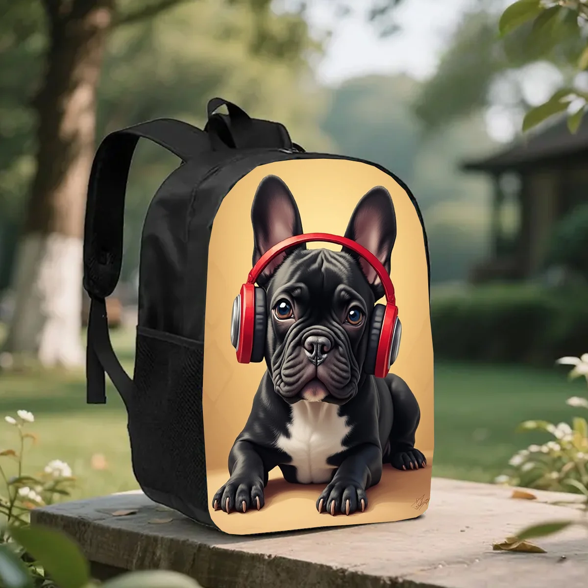 Mochila con diseño de dibujos animados de ONE PIECE, mochila informal para portátil de 17 pulgadas con soporte para botella de agua