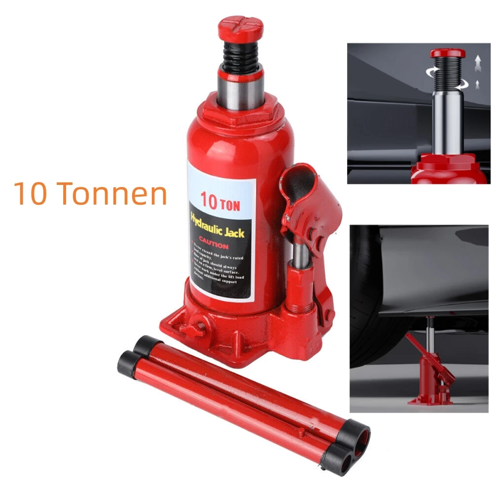 10 طن زجاجة هيدروليكية جاك رفع السيارات رافع الصلب أداة إصلاح السيارة