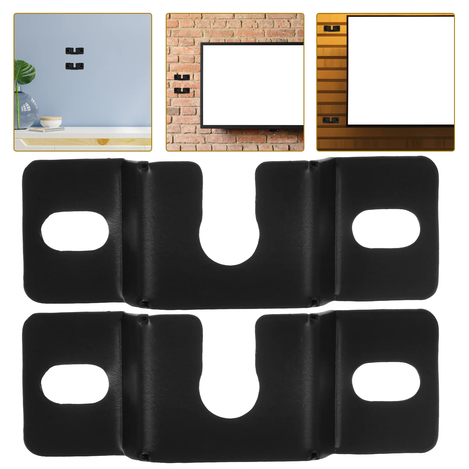 

Holder Speaker Wall Mount Stand Sound Bar Mounting Brackets Monitor Arm White