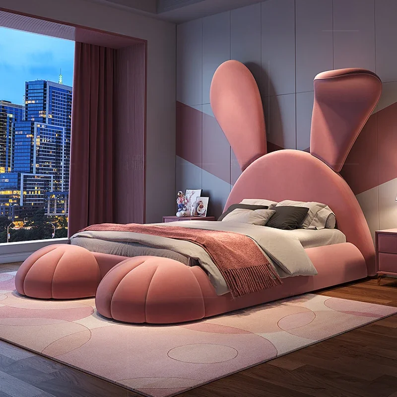 

Platform Aesthetic Kids Bed Bases Frames High End Master Princess Girls Children Bed Safe Entertainment Muebles Hotel Furniture