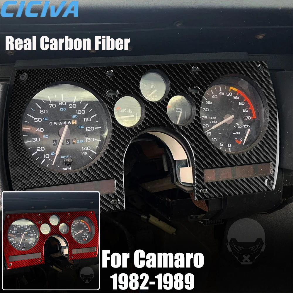 

Real Carbon Fiber Car Accessories Door Decorative Cover Soft Sticker For Chevrolet Camaro 3th Gen IROC-Z/Z28/SS/RS 1982-1989