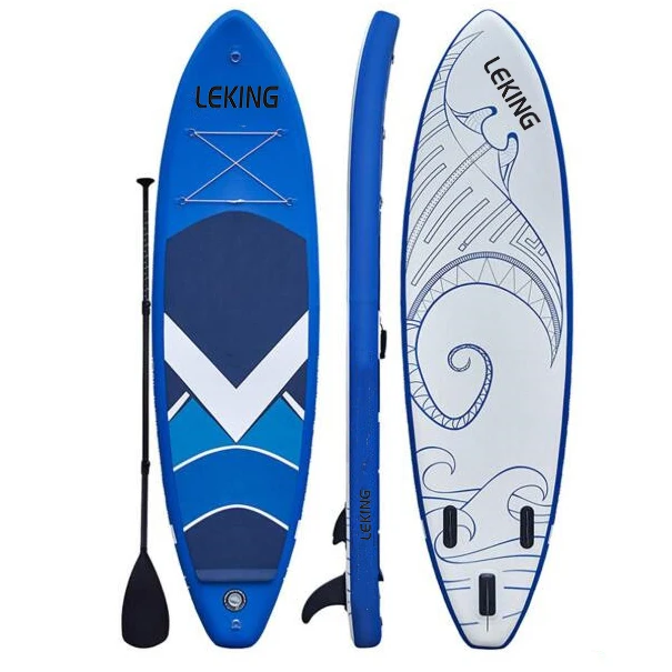 Double Layers Electric Costway SUP Three Fins 12 Feet Surfing Water Board Stand Up Paddle Boat