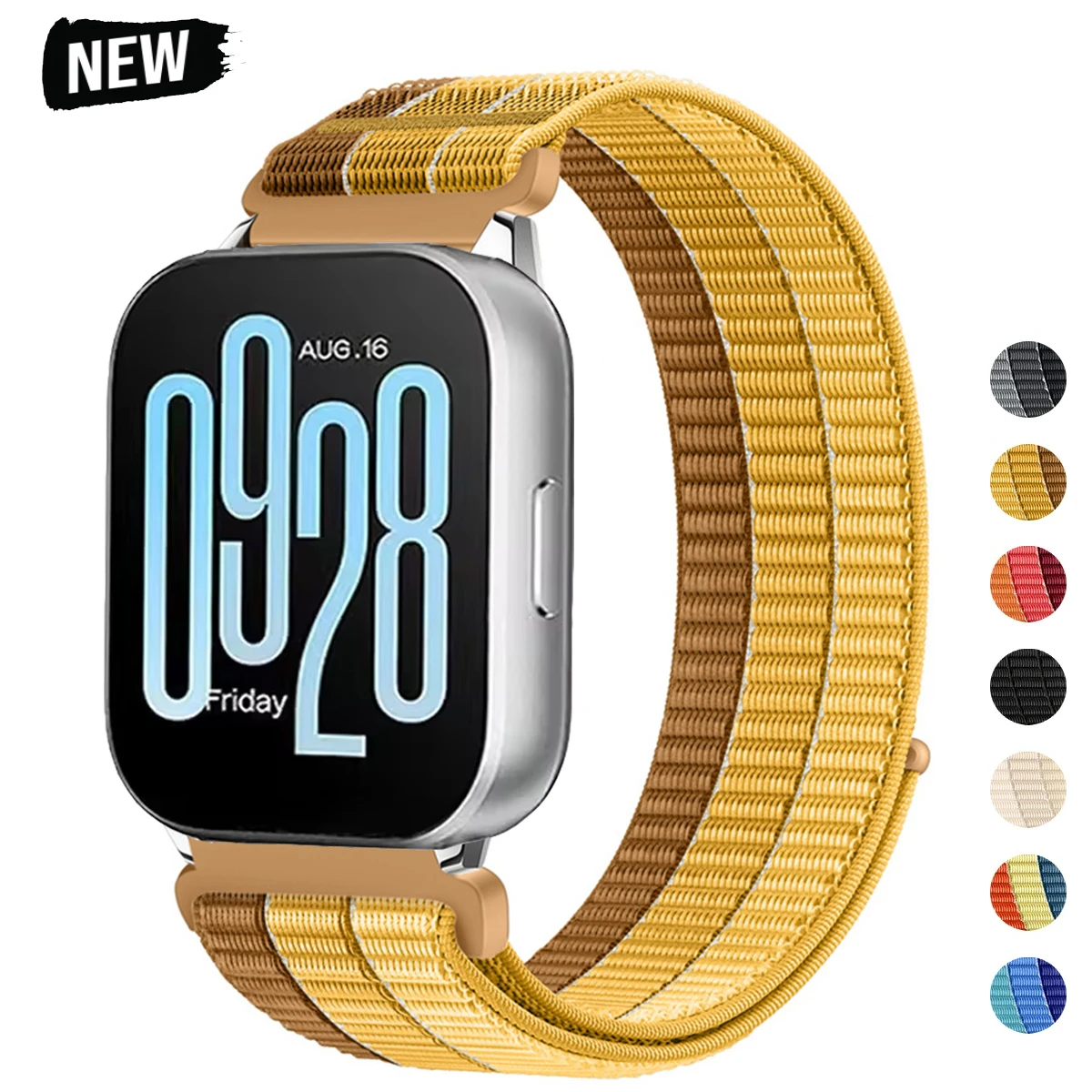 22mm Nylon-Schlaufenarmband für Redmi Watch 5 3 Active Atmungsaktives Armband für Xiaomi Redmi Watch 5/3 Lite Ersatz-Handgelenksband