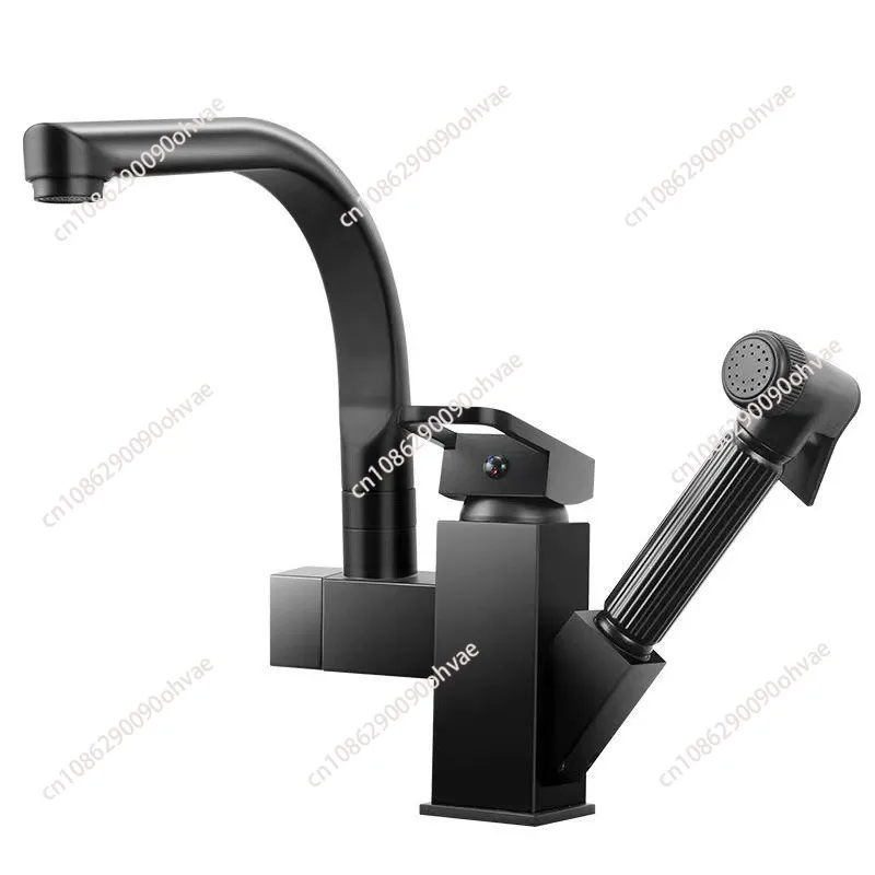 pull out solid stainless steel faucets nickel basin faucet modern