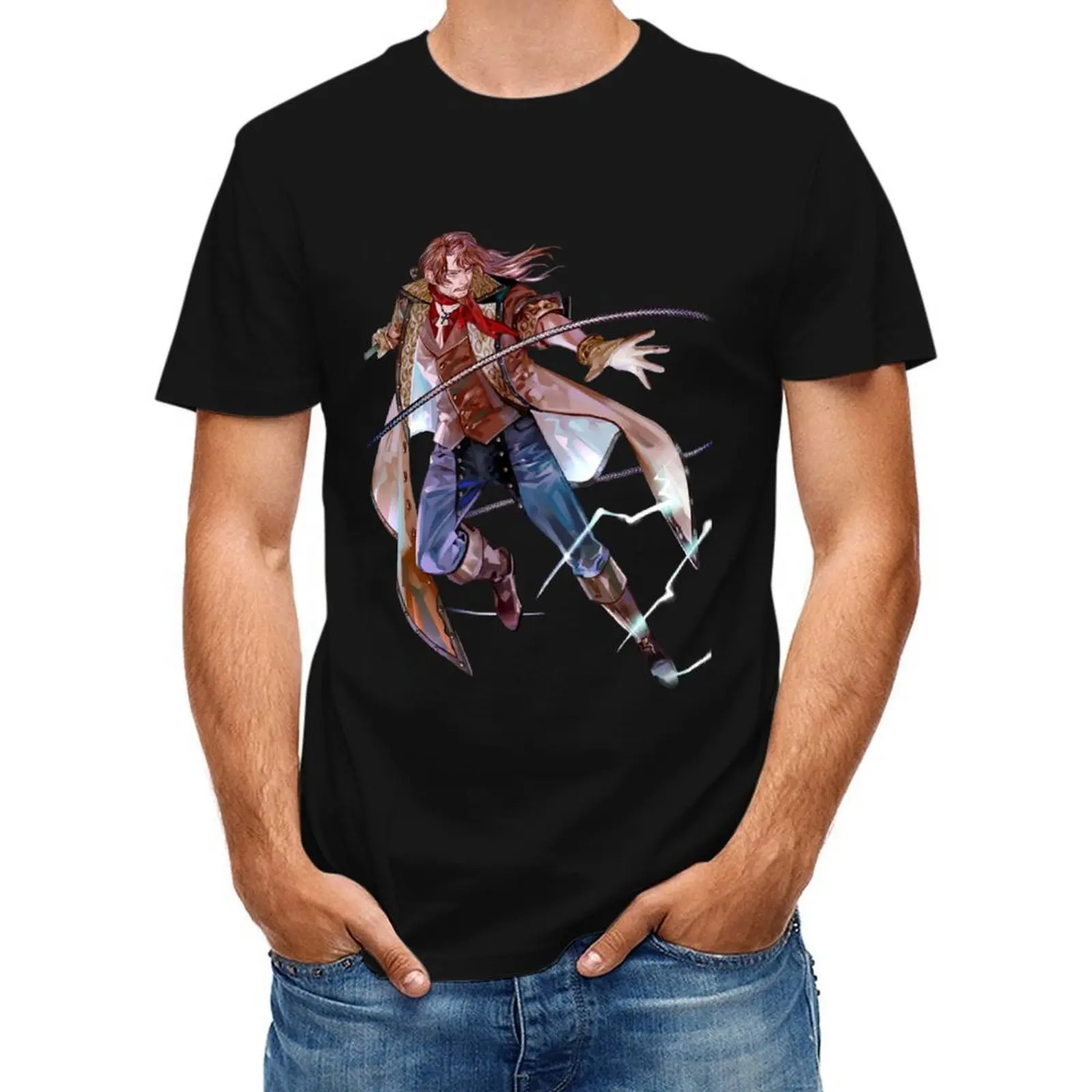 

Julius Belmont Grimoire of Souls T-Shirt Anime t-shirt graphic tee shirt customs new edition tshirts for men