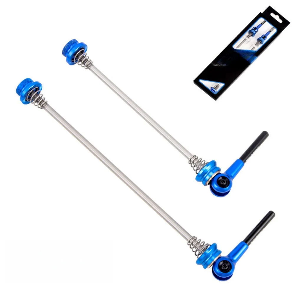 

Lightweight 52g Bike Quick Release Skewers Pair with TC4 Alloy Axle Lever Suitable for Front 100mm and Rear 135mm Bike Hubs