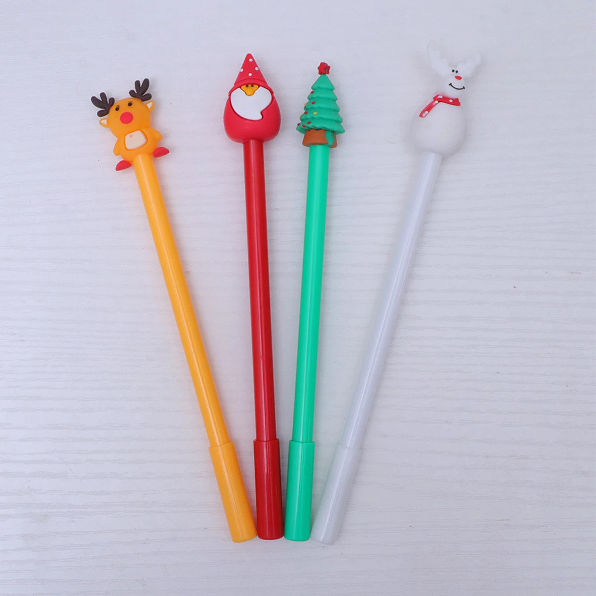 

8Pcs Pens Christmas Theme Cartoon Ballpoint for Gift Student Stationery Decoration Signing Card Use