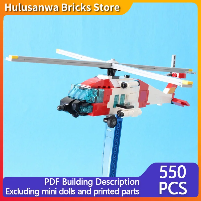 

MH-60 Jayhawk Модель военного вертолета MOC Строительные кирпичи Военное оборудование Модульная технология Подарки Праздничная сборка Детская игрушка