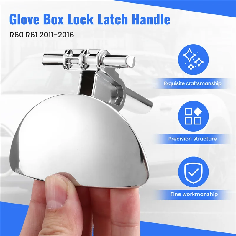 

A04E-Car Glove Box Lock Latch Opener Handle Knob Trim Cover For MINI R60 R61 Countryman & Paceman 2011-2016 51169801438