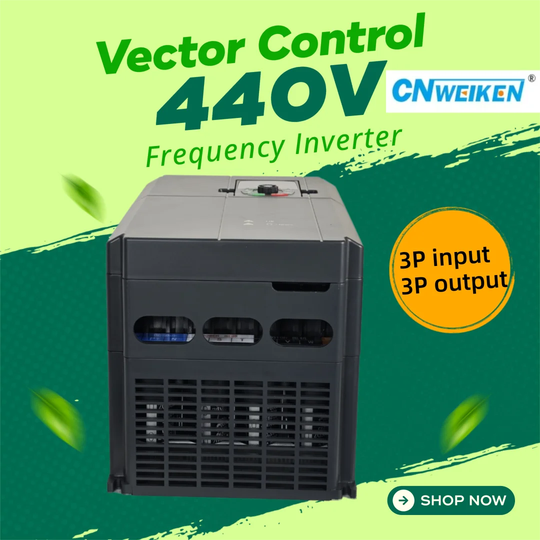 VFD 15kw-132KW V/F Frequency Inverter 440V Three-Phase Input and 440V 3-Phase Output Frequency Converter For Motor