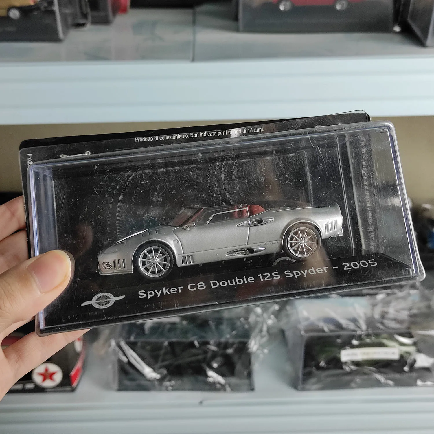 Diecast IXO 1:43 escala Spyker C8 doble 12S 2005 modelo de coche de aleación