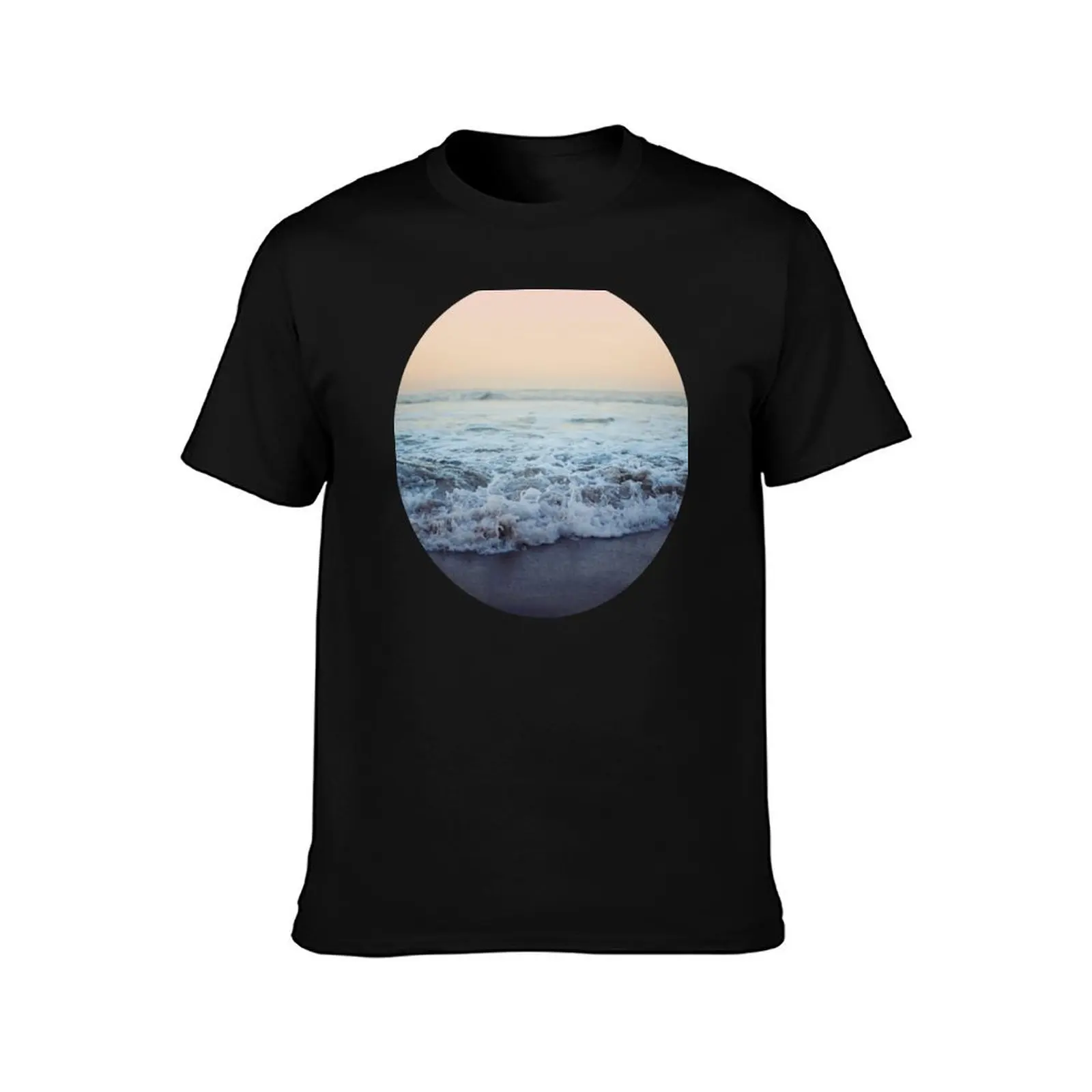 Crash into Me - Ocean Photograph of the Oregon Coast T-Shirt Graphic Print Short Sleeve T-Shirt