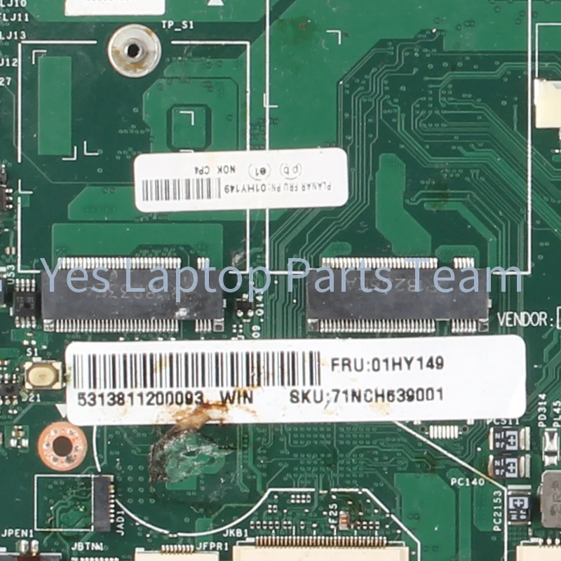 Imagem -05 - Lenovo Thinkpad Yoga 370 Laptop Mainboard Notebook Motherboard Teste E291p 01hy157 01hy344 01hy149 01hy173 i5 i7 7ª Geração