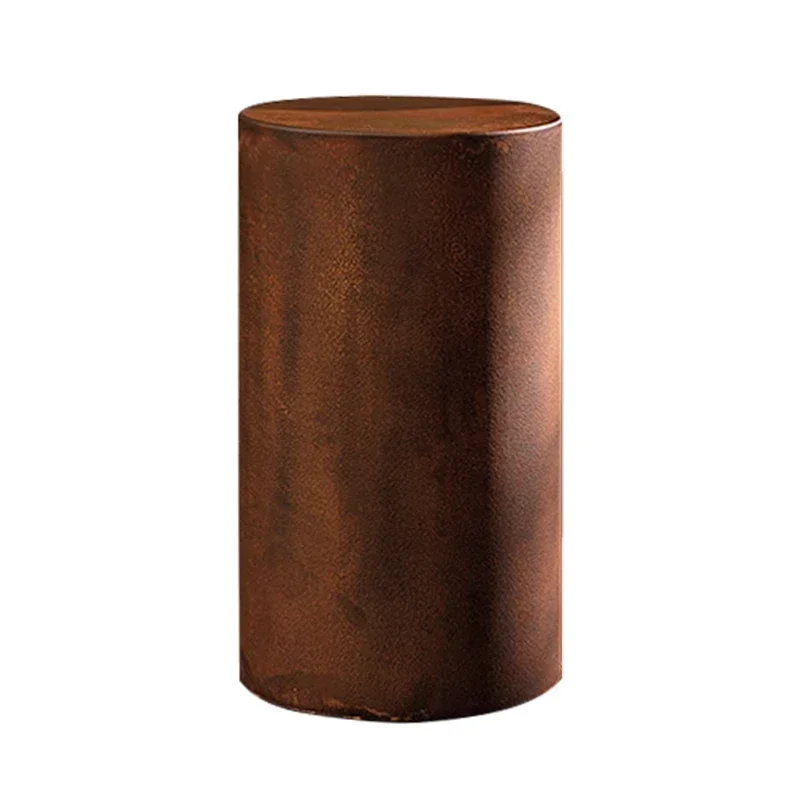 industrial outdoor coffee table cylinder-shaped round side table