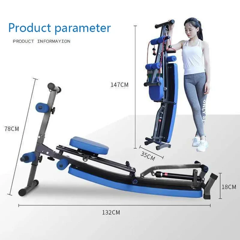 

Multifunctional Supine Board Rowing Machine Fitness Equipment Folding Home Sports Exercise Abdominal Muscle Abdomen SJ