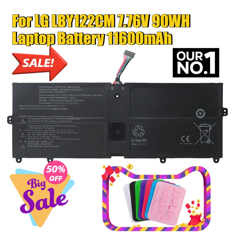 

For LG LBY122CM 7.76V 90WH Laptop Battery 11600mAh