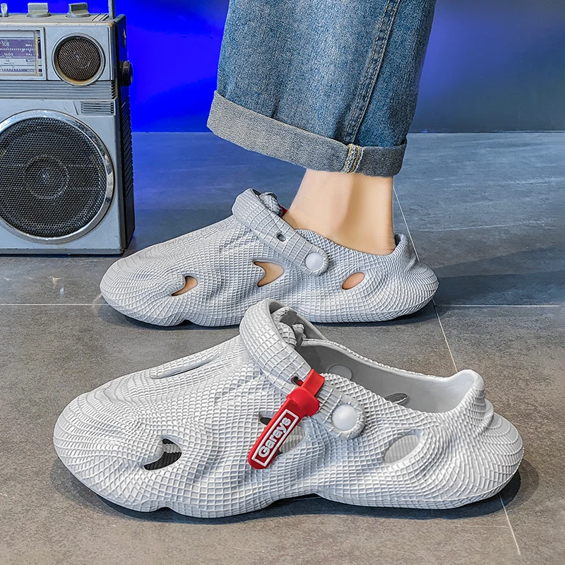 Baotou Hausschuhe für Herren und Damen 2025 Neue Sommer Outdoor-Sandalen und -Hausschuhe Rutschfest Geruchshemmend Sport Strand Dual-Use – Detail 12