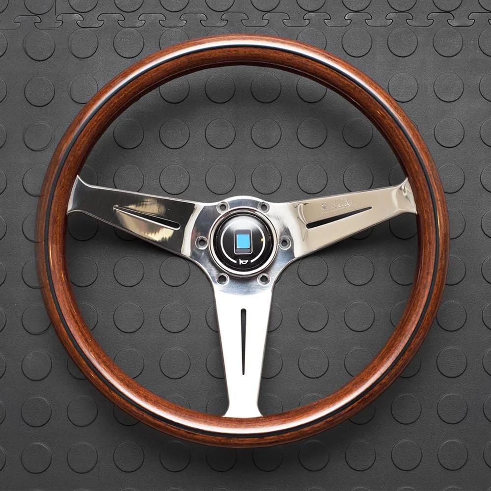 

14Inch Classic Nardi Wood Steering Wheel Car JDM Drift Racing Rally ND ABS Wood Steering Wheel Volantes For VW BMW Toyota Honda