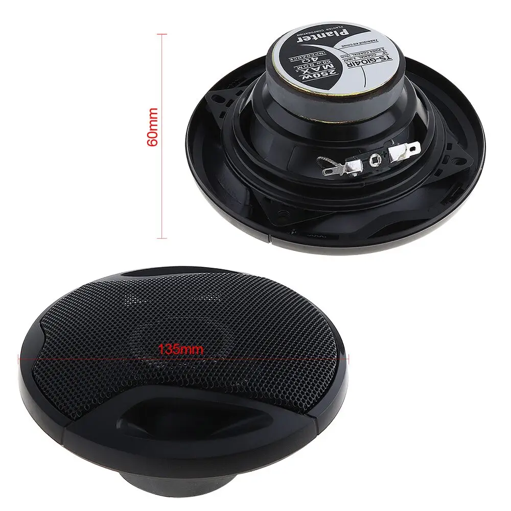 2pcs TS-G1041R 4 Inch Car HiFi Coaxial Speaker Vehicle Door Auto Audio Music Stereo Full Range Frequency Speakers for Cars