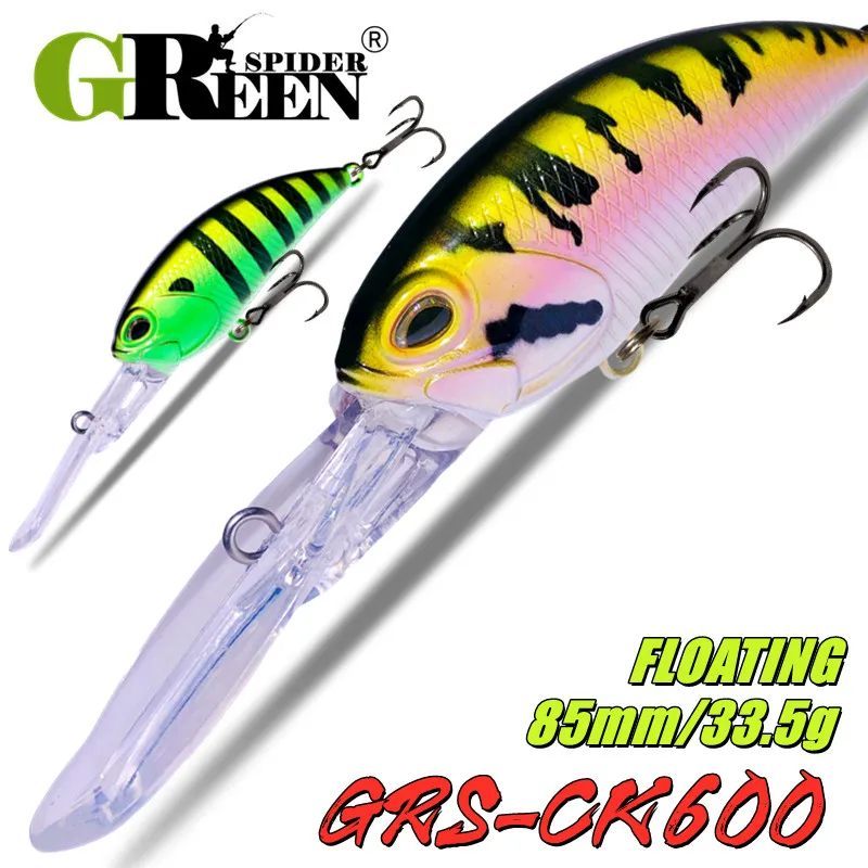 Crank Fishing Lure Bait Wobbler 33.5g 8.5cm Minnow Isca Artificial Lures Crankbait Leurre de Bass Pike Trolling Pesca Tackle