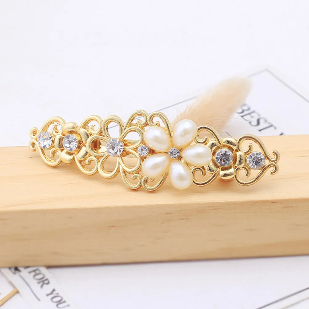 

4Pcs Pearl Hair Clips Lightweight Comfortable Design Beautiful Hairstyles Accessory Gift Choice for Girlfriend Women Barrettes