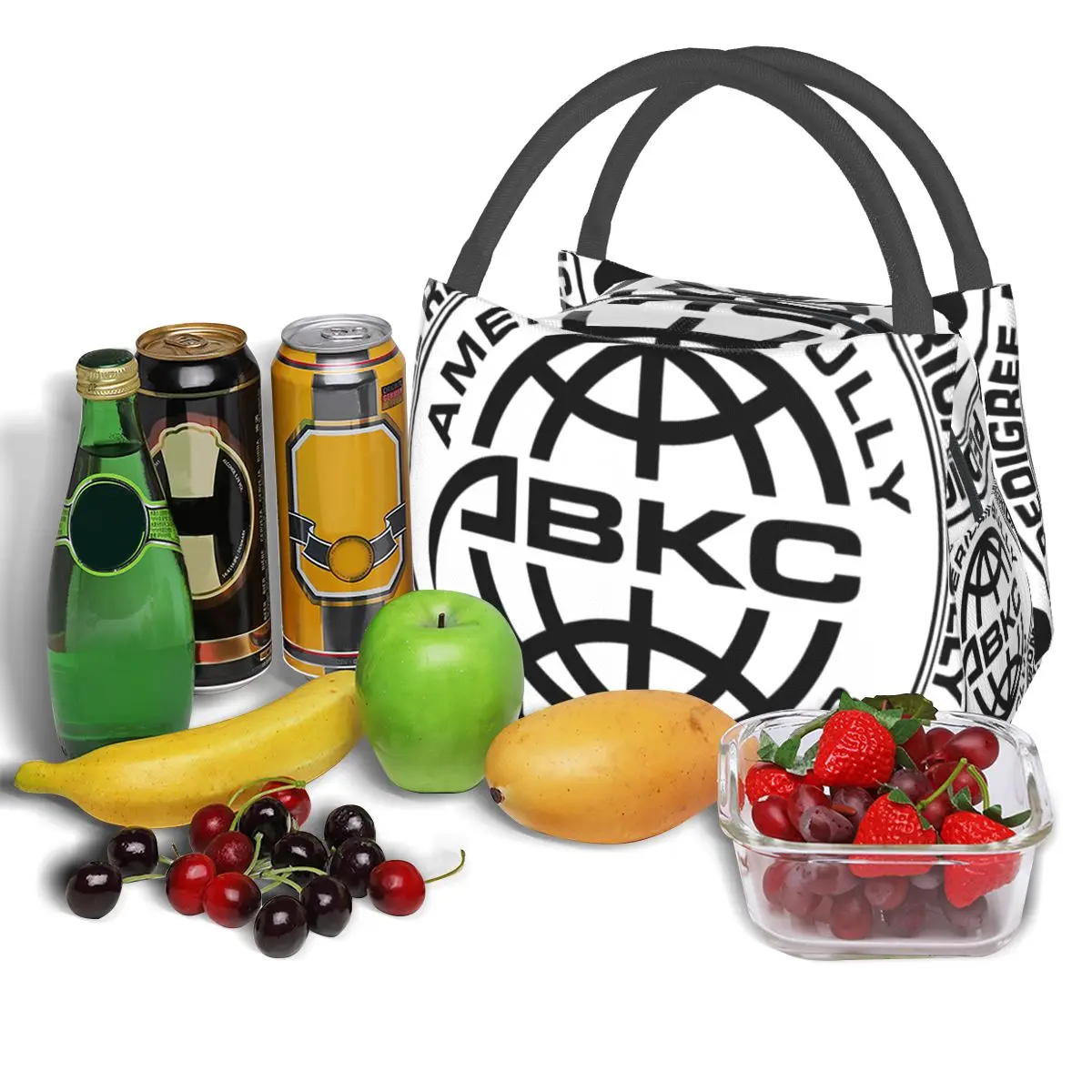 ABKC American Bully Kennel Club Portable insulation bag for Cooler Thermal Food Office Pinic Container