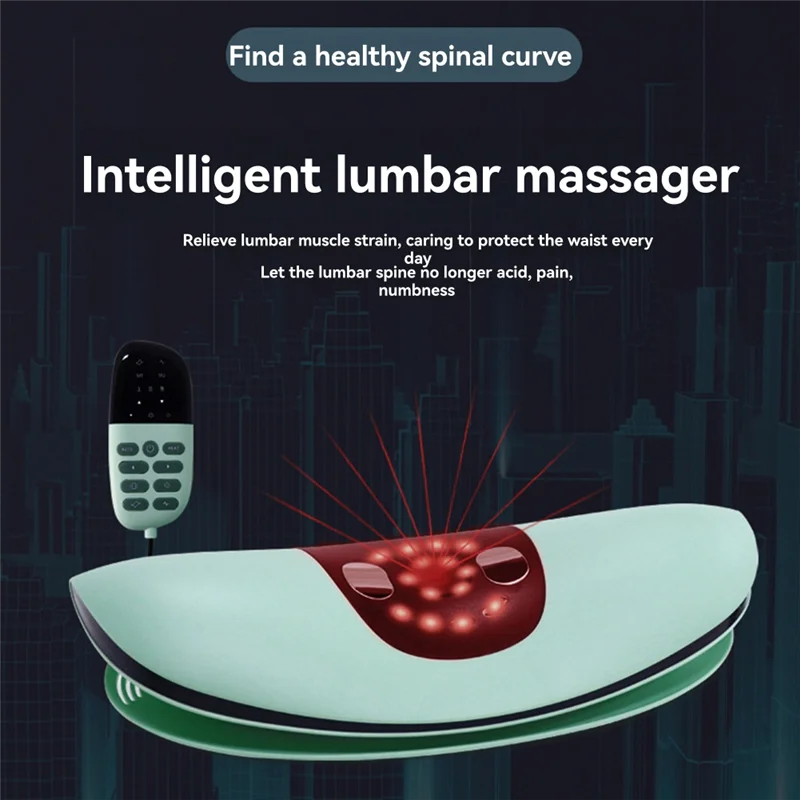 SANQ قطني العمود الفقري مدلك الساخن ضغط ثرموستاتي مدلك الكهربائية الذكية عنق الرحم وقطني مدلك