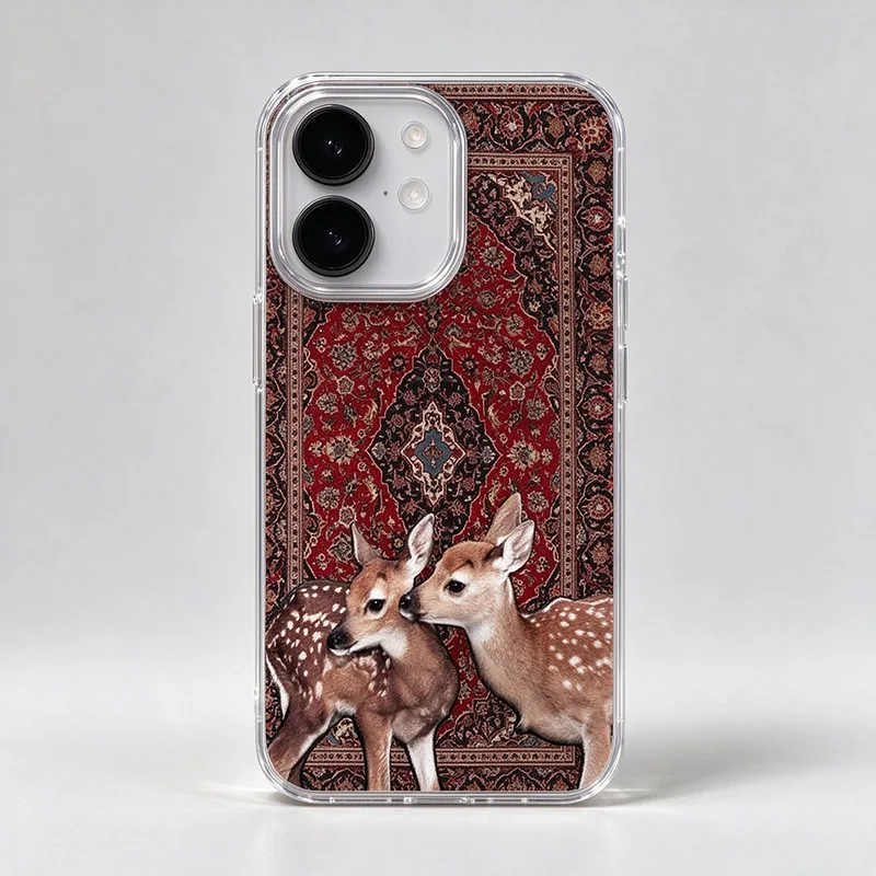 Vintage Rug Deer Phone Case For Xiaomi Redmi 15 Note 17 14 13 12 11S 12S 13C 14C 15C A7 Pro A5 A3 Note15 Pro Plus Cover - view 4