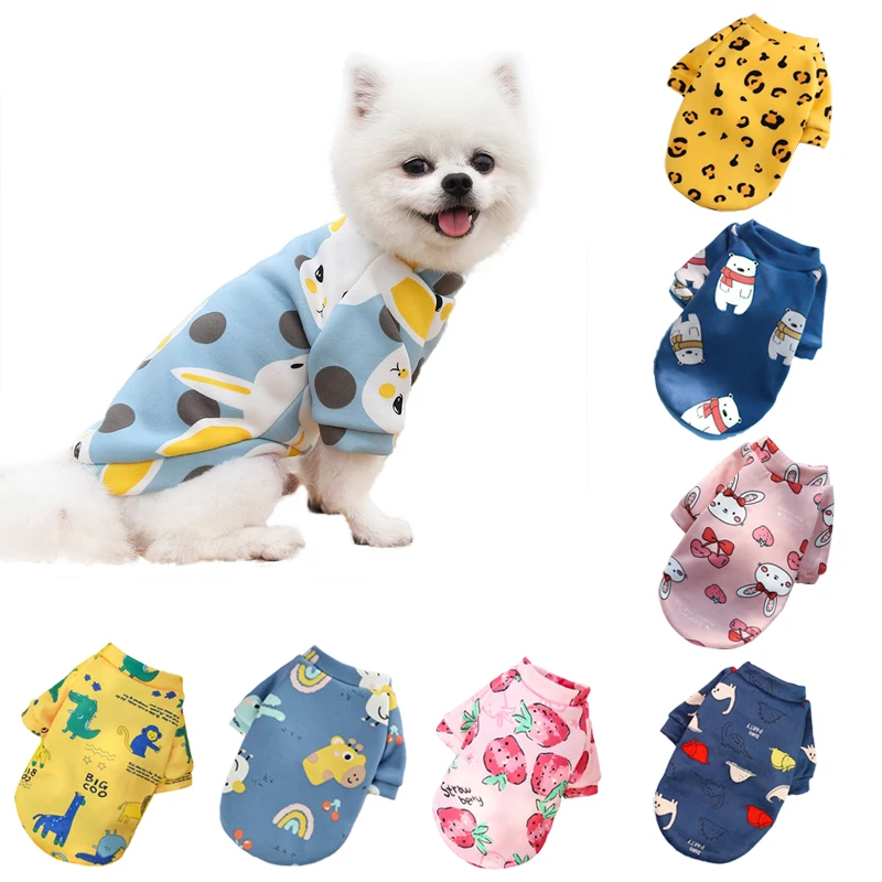 

Осенне-зимняя одежда для домашних животных, жилет для собак из мультфильма, мягкий жилет для собак, пальто для французского бульдога, свитшот, одежда для щенков