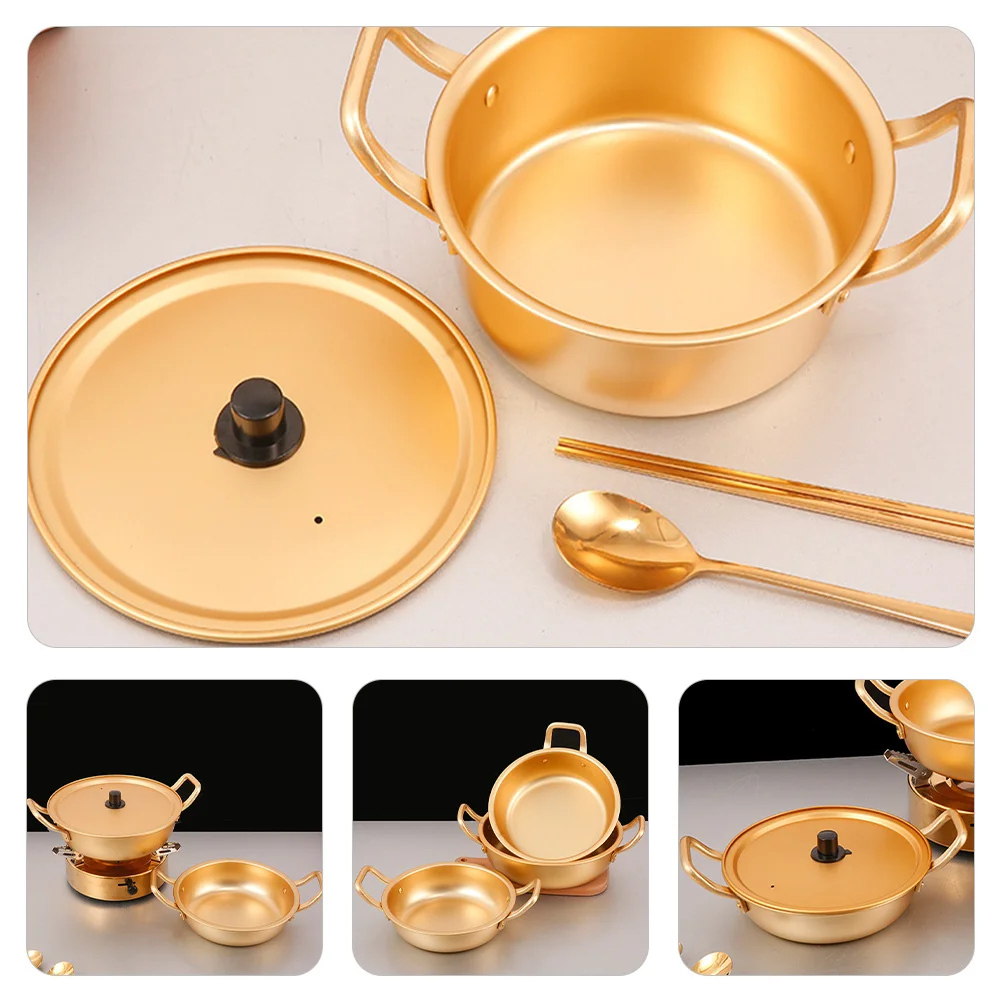 

Small Sauce Noodles Stockpot Pot With Lid Ramen Cooking Pot For Camping Noodles Stockpot Stew Cookware Kitchen Use