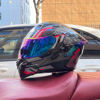 ORZ Modular Dual Visor Motorcycle Helmet Full Face Mask Racing Motocross DOT Helmet