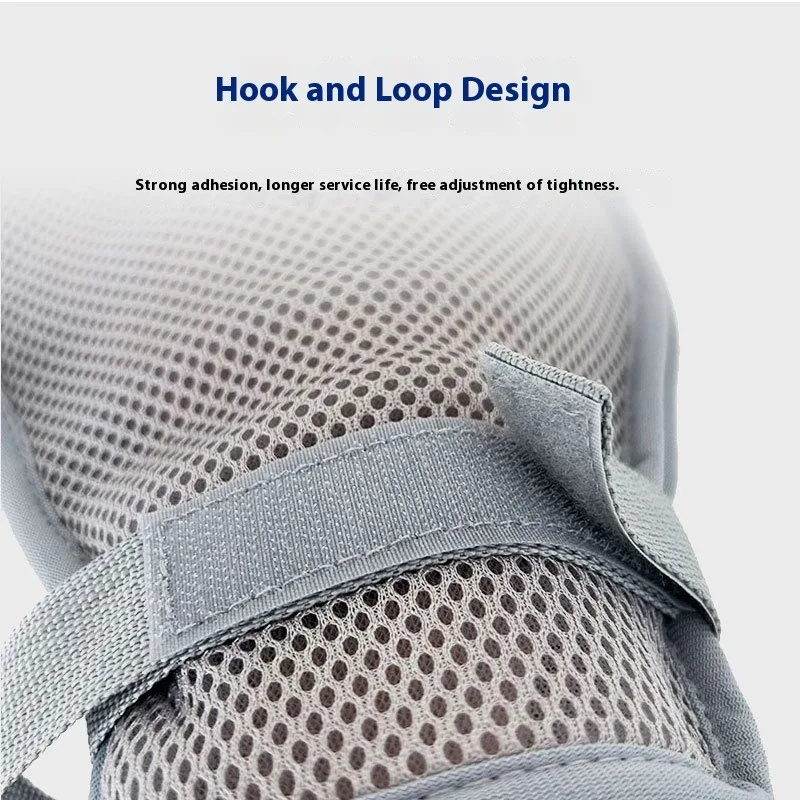 Breathable Restraint Mittens Bedridden Elderly Adjustable Wrist Straps Anti Scratch Hand Protector Nursing Comfortable Safety