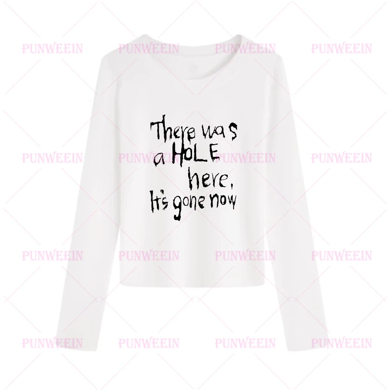 原宿 Y2K パンク ゴシック エステティック レタープリント クロップトップ エモガールズ Tシャツ サブカルチャー スリム 長袖 グラフィックプリント バイブTシャツ