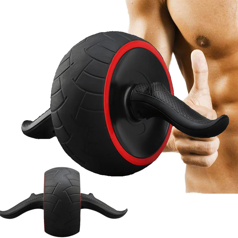 Abdominal Roller Exercise Wheel Fitness Equipment Mute Roller For Arms Back Belly Core Trainer Body Shape Training Supplies