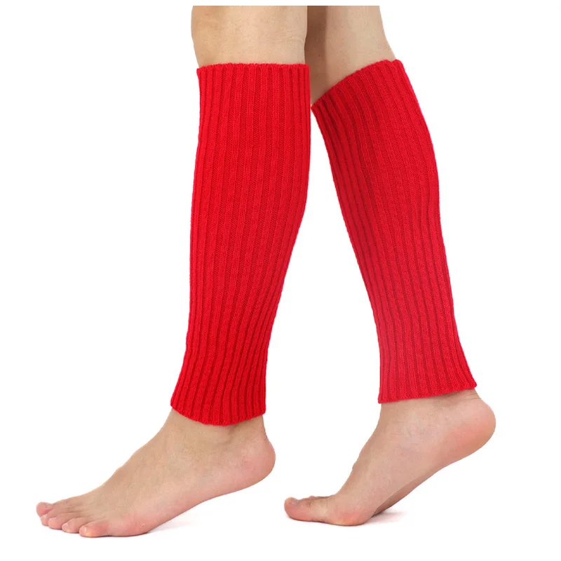 22 Kinds Solid Colors Knitted Leg Warmers Calf Sleeve Protector COYOCO Colorful Leggings Foot Stacked Socks Boot Covers