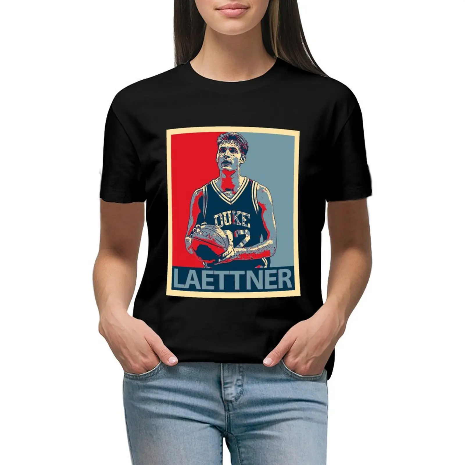 

i still love laettner T-shirt Female clothing summer top tops Women's tee shirt