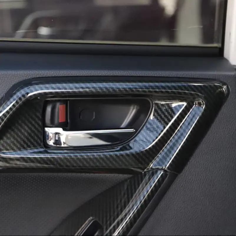 

Car Styling Interior Door Armrest Handle Bowl Frame Cover Trim Decoration For Subaru Forester 2013 2014 2015 Auto Accessories