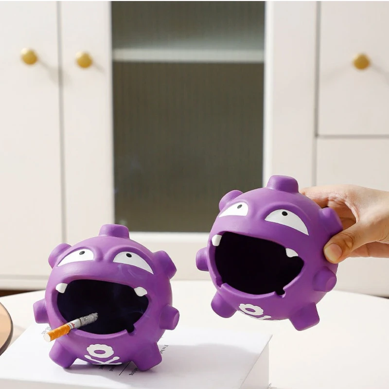 

Cute Ceramic Ashtray, Creative Desktop Ornament for Home, Office and Living Room Coffee Table