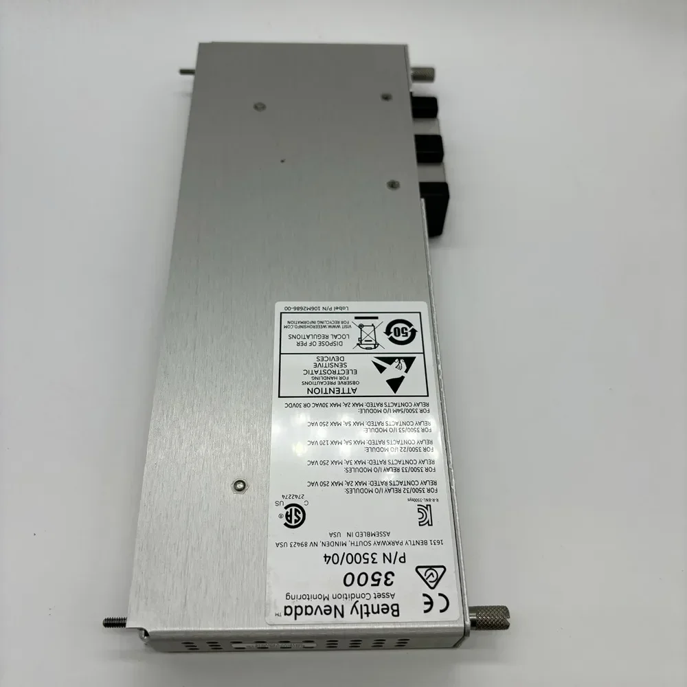 Módulo de monitoreo de vibración doblada Tarjeta Bentley 3500/04-01 Módulo de interfaz de datos transitorios con precio competitivo