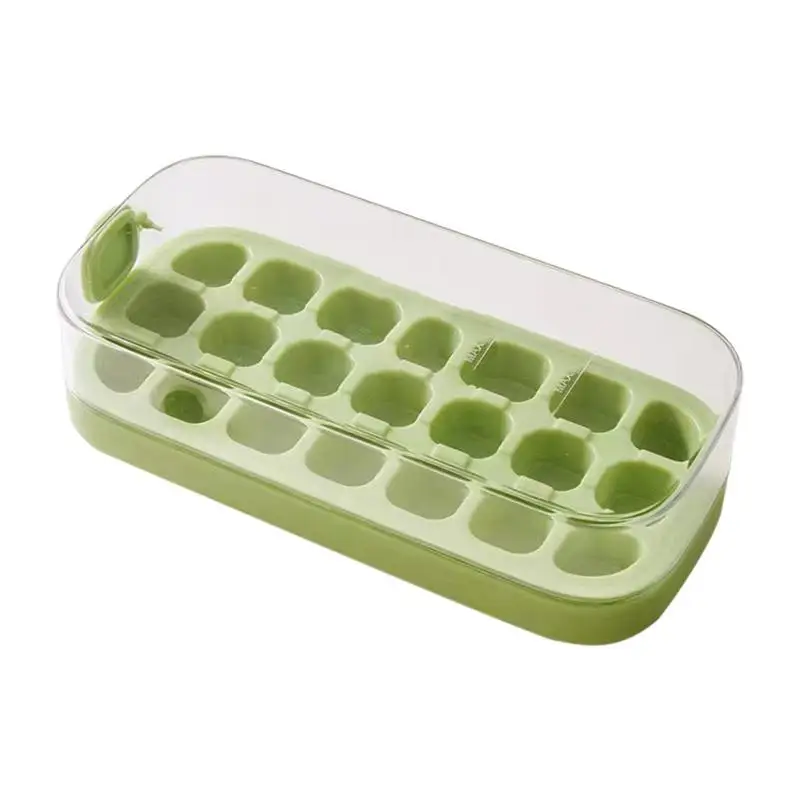 Ice Cube Tray Quick-Fill Ice Cube Mold No-Touch Ice Cube Trays Ice Ball Maker Mold 21Pcs Ice Cube Mold For Cocktail Tea Coffee