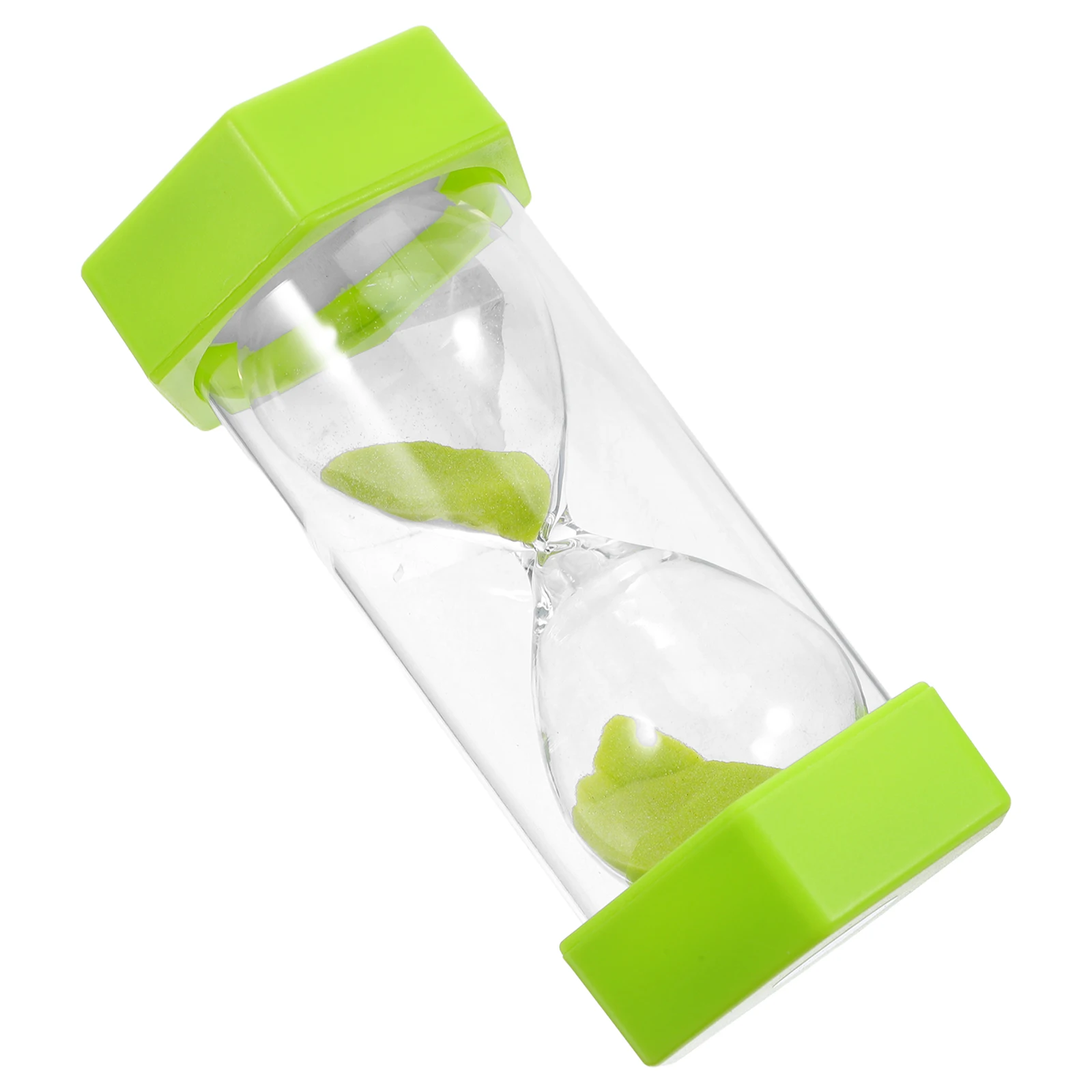 

Light Green 2 Min Sand Timer Hourglass - Hexagon Design for Desk Office Cooking Reading Time Tracking