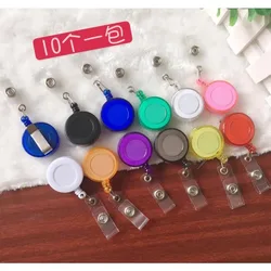 10 stks Intrekbare Badge Reel Lanyard Badge Houder School Lanyard voor Sleutels Kantoor Tentoonstelling Badge Houders Levert