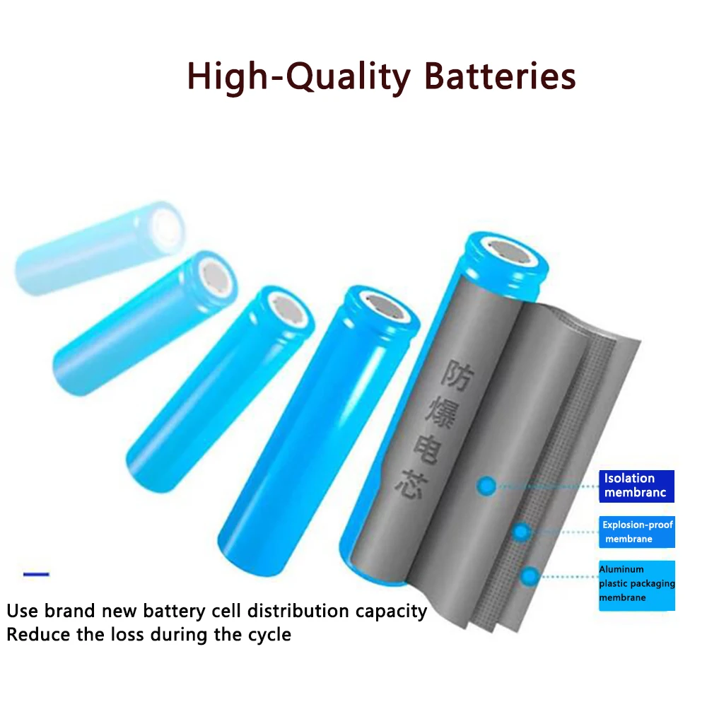 Trapano elettrico domestico 12V 4000mAH Batteria al litio ricaricabile ad alta capacità per utensili elettrici per cacciavite elettrico a batteria