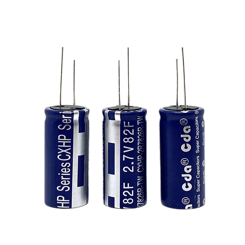 Capacitor cda 2.7v 82f CXHP2R7826R-TW super do capacitor de farad dos supercapacitores de cxhp
