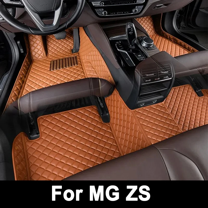 

Non-hybrid Car Mats For MG ZS ZX ZST Astor ZS11 Crossover 2018~2022 Waterproof Floor Mats Push Button handbrake Car Accessories