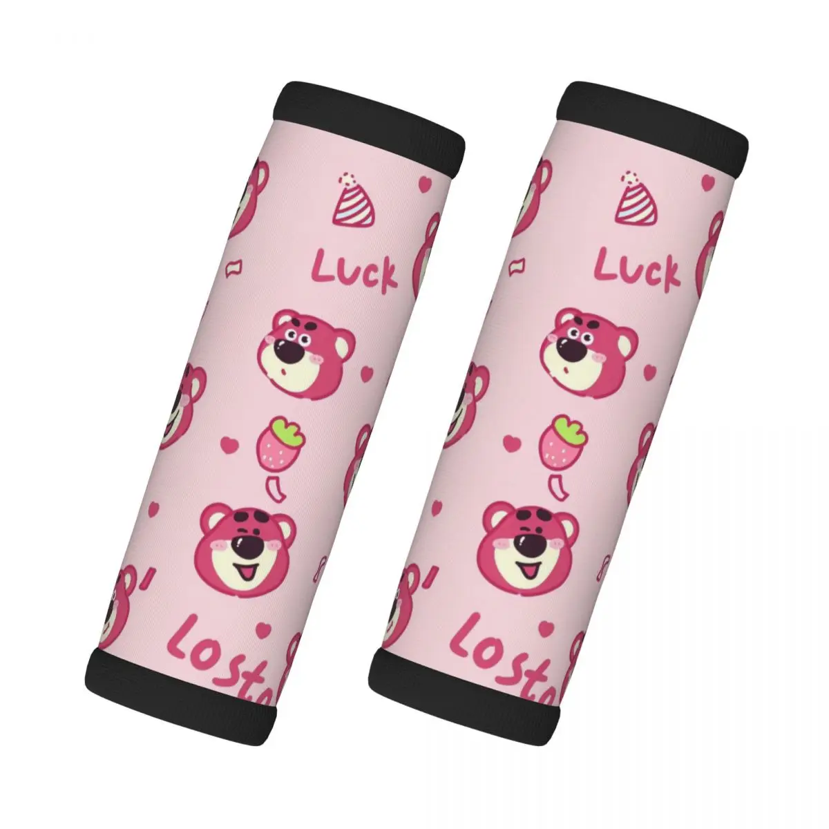 

Custom Lotso Huggin Bear Sweet Luggage Handle Wrap Suitcase Identifier 2 PCS Refrigerator Handle