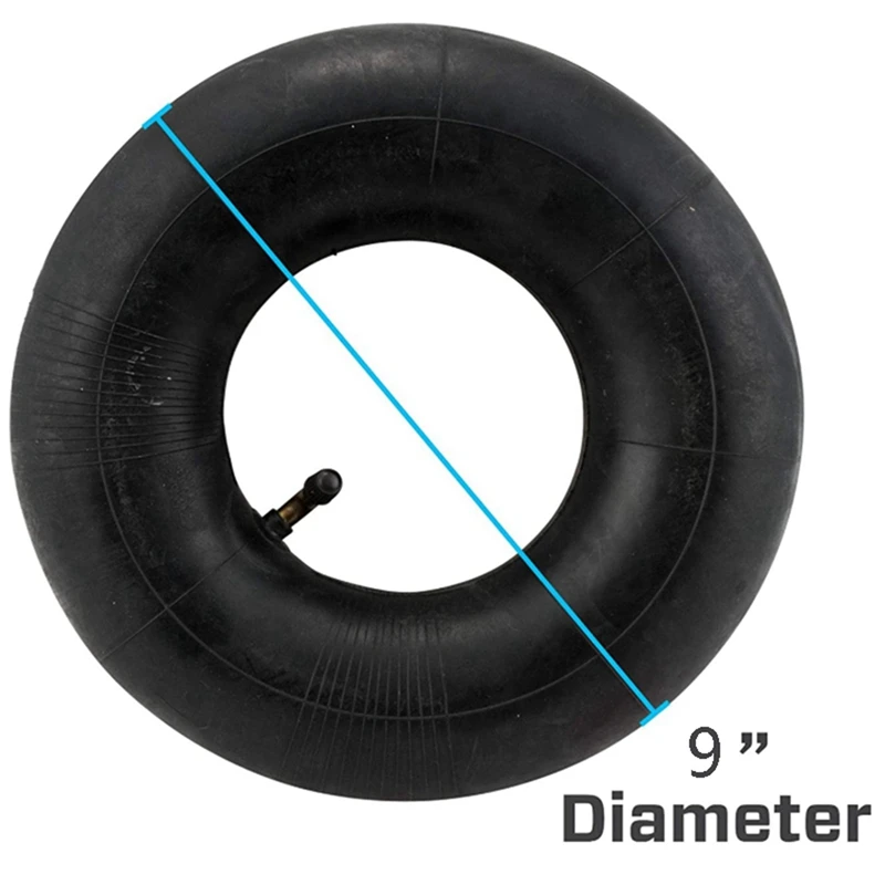 4Pcs 9X3.50-4 Inner Tube Heavy Duty Tube For 9 Inch Pneumatic Tires, Electric Tricycle Elderly 9 Inch Tire