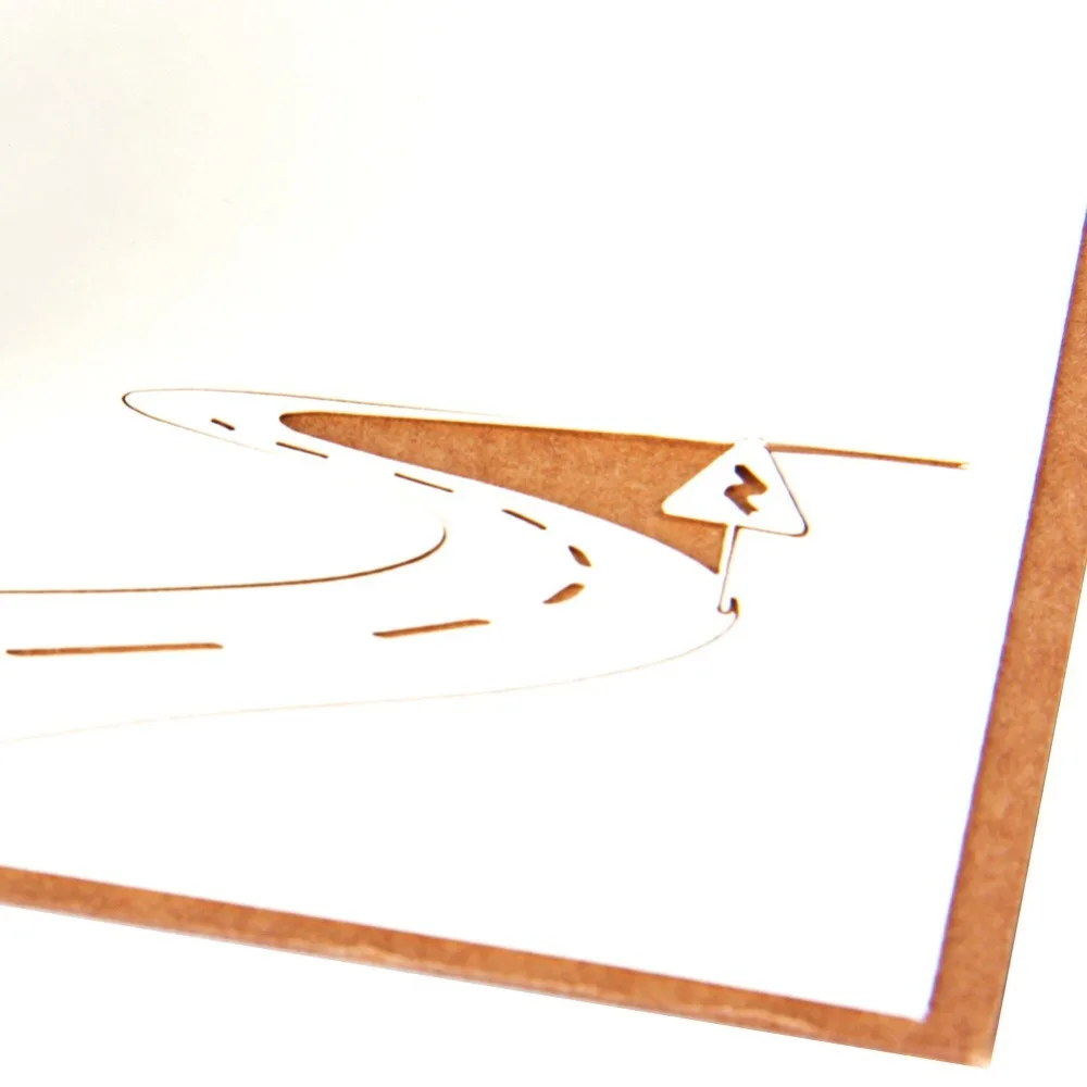 Father's Day Creative Three-dimensional Greeting Card Motorcycle 3D Handmade Small Card Birthday Greeting Card