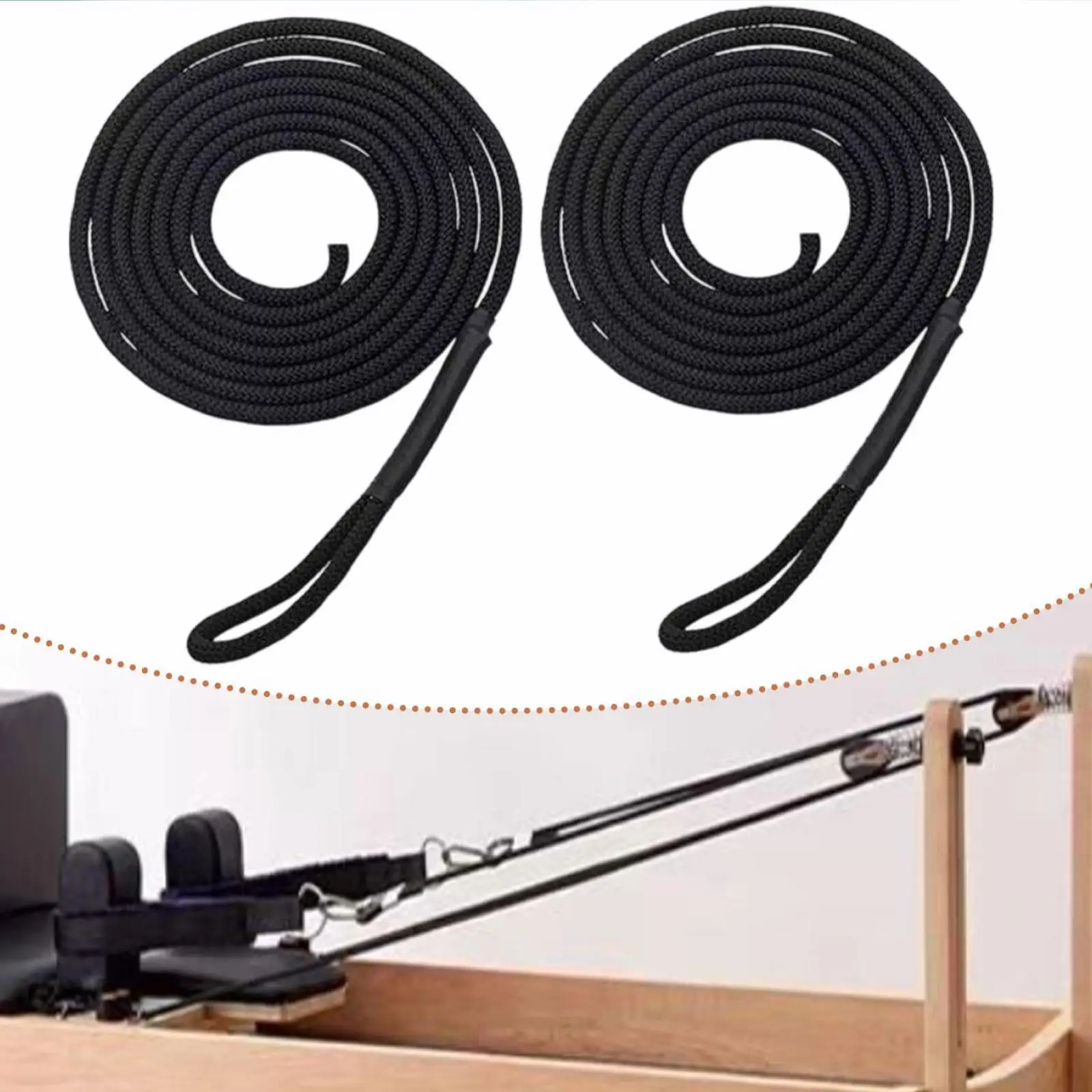 

2 шт., ленты для пилатеса-реформера, аппаратные насадки, универсальные компоненты длиной 260 см для пилатеса, кровати, йоги